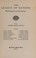 Cover of: The league of nations, the principle and the practice,