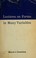 Cover of: Lectures on forms in many variables