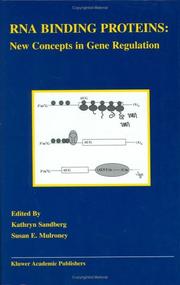 Cover of: RNA Binding Proteins: New Concepts in Gene Regulation (Endocrine Updates)
