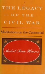 Cover of: The legacy of the Civil War