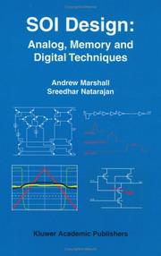Cover of: SOI Design: Analog, Memory and Digital Techniques