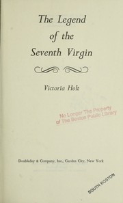 Cover of: The legend of the seventh virgin