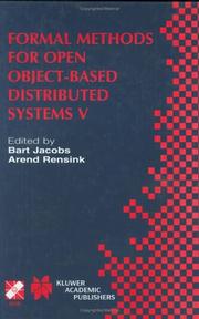 Cover of: Formal Methods for Open Object-Based Distributed Systems V (IFIP International Federation for Information Processing)