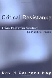 Cover of: Critical Resistance: From Poststructuralism to Post-Critique