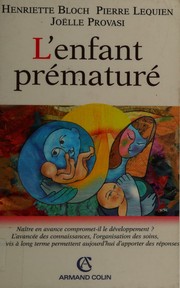 Cover of: L' enfant prématuré