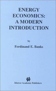 Cover of: Energy Economics | Ferdinand E. Banks