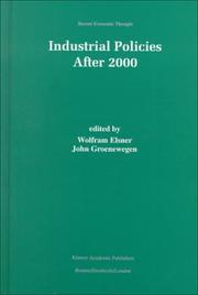 Cover of: Industrial Policies After 2000 (RECENT ECONOMIC THOUGHT Volume 72)