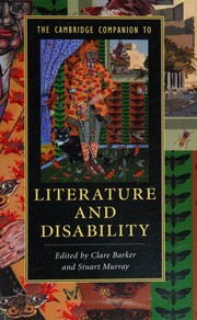 Cover of: Cambridge Companion to Literature and Disability