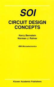 Cover of: SOI Circuit Design Concepts