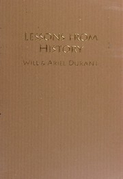 Cover of: Lessons From History