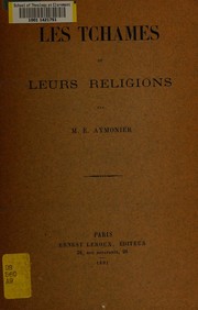Cover of: Les Tchames et leurs religions