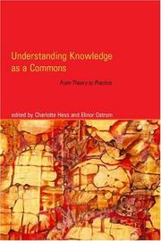 Cover of: Understanding knowledge as a commons