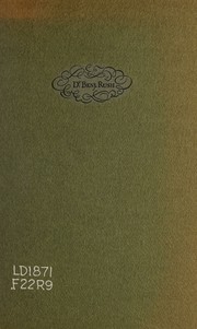 Cover of: A letter by Dr. Benjamin Rush: describing the consecration of the German college at Lancaster in June, 1787.