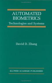 Cover of: Automated Biometrics by David D. Zhang