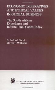 Cover of: Economic Imperatives and Ethical Values in Global Business by S. Prakash Sethi, Oliver F. Williams