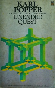 Cover of: Unended quest: an intellectual autobiography
