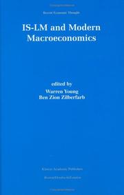 Cover of: IS-LM and Modern Macroeconomics (Recent Economic Thought, Volume 73) (Recent Economic Thought) by 