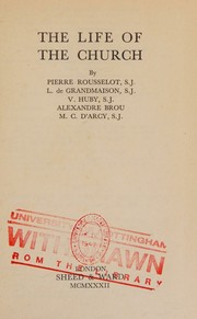 Cover of: The life of the church