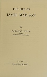 Life of James Madison cover