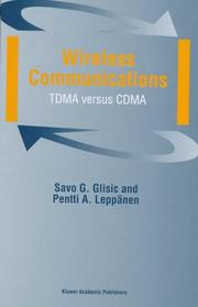 Cover of: Wireless Communications: TDMA versus CDMA