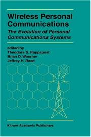 Cover of: Wireless personal communications: improving capacity, services, and reliability