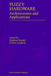 Cover of: Fuzzy Hardware: Architectures and Applications