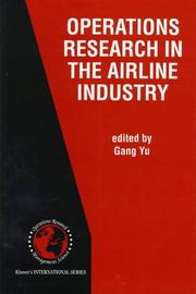 Cover of: Operations Research in the Airline Industry