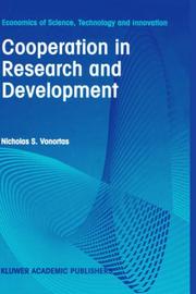Cover of: Cooperation in research and development