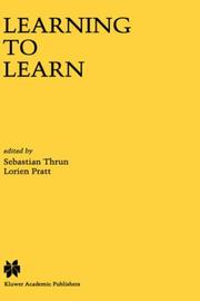 Cover of: Learning to learn | 