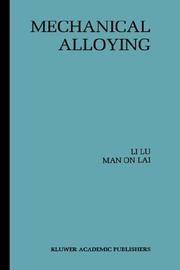 Mechanical alloying by L. Lü, Li Lü, Man On Lai