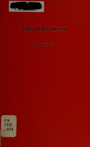 Front cover of The lion hunt by John Holloway