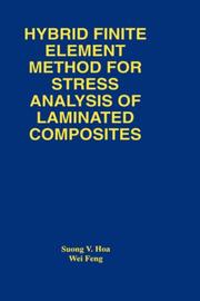 Cover of: Hybrid finite element method for stress analysis of laminated composites by S. V. Hoa