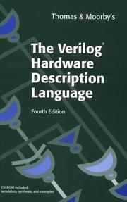 Cover of: The Verilog hardware description language