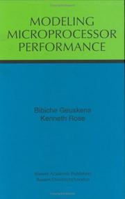 Cover of: Modeling microprocessor performance by Bibiche Geuskens