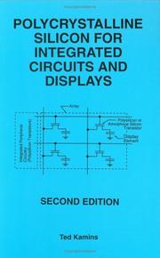 Cover of: Polycrystalline silicon for integrated circuits and displays