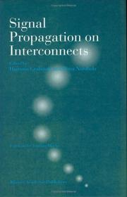 Cover of: Signal Propagation on Interconnects by 