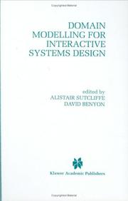 Cover of: Domain modelling for interactive systems design