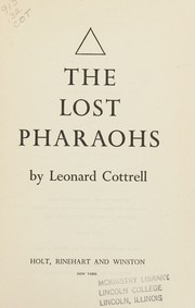 Cover of: The Lost Pharaohs