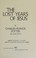 Cover of: The lost years of Jesus.