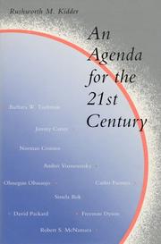 Cover of: An Agenda for the 21st century