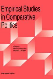 Cover of: Empirical Studies in Comparative Politics