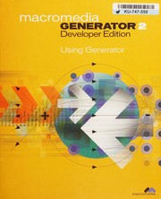 Cover of: Macromedia Generator 2, Developer Edition (Using Generator) by Macromedia, Macromedia