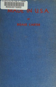 Cover of: Made in U.S.A.