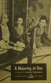 Cover of: A Majority of One: A Comedy by Leonard Spigelgass