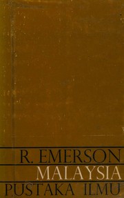 Cover of: Malaysia. A Study in Direct and Indirect Rule by Rupert Emerson, Rupert Emerson
