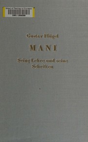 Cover of: Mani: seine Lehre und seine Schriften