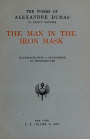 Cover of: The man in the iron mask (The works of Alexandre Dumas in thirty volumes)