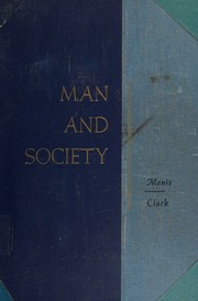 Cover of: Man and society