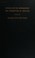 Cover of: Manual for the arrangement and description of archives