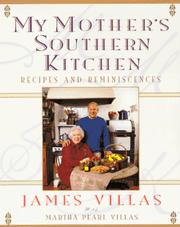 Cover of: My mother's southern kitchen: recipes and reminiscences
